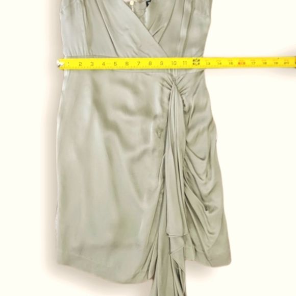 Marciano Thalia Asymmetric Olive Dress, 4, NWT - Picture 8 of 9